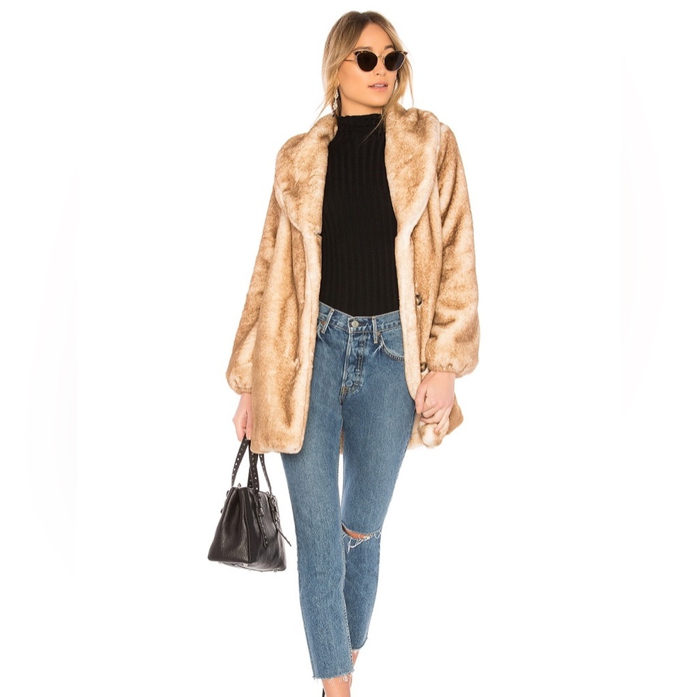 Majorelle Brinley faux fur coat